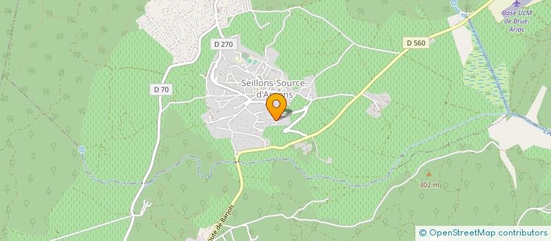 localisation de l'entreprise SCI MAVIBE  SEILLONS-SOURCE-D'ARGENS