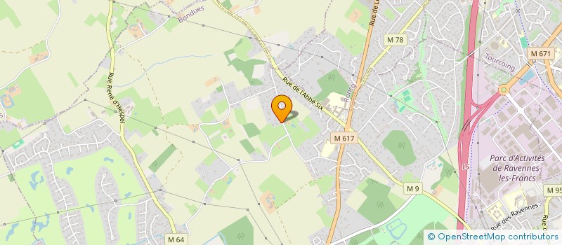 localisation de l'entreprise SCI MAVIC  BONDUES