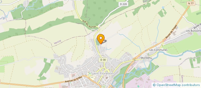 localisation de l'entreprise SCI MAVIC  SAINT-FLORENTIN