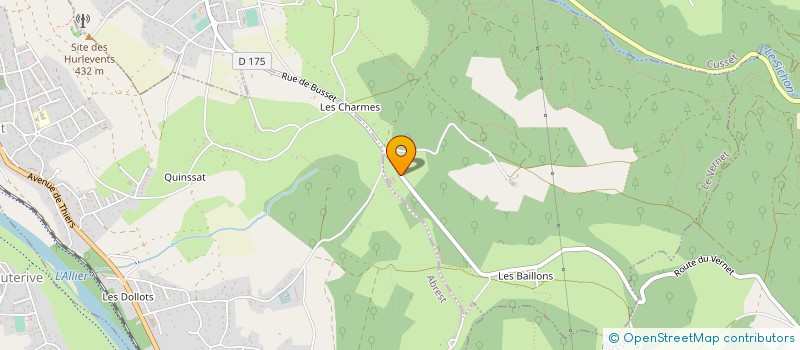 localisation de l'entreprise SCI MAVIC  LE VERNET