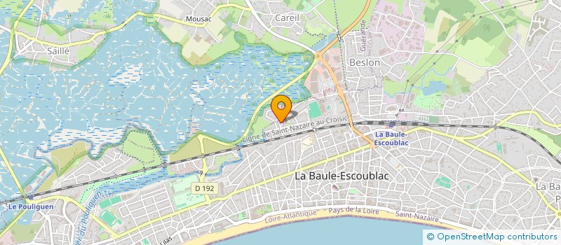 localisation de l'entreprise SCI MAVICA  GUERANDE