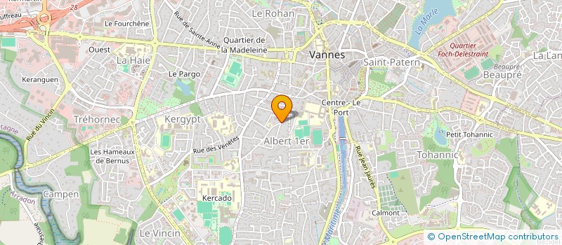 localisation de l'entreprise SCI MAVICK  VANNES