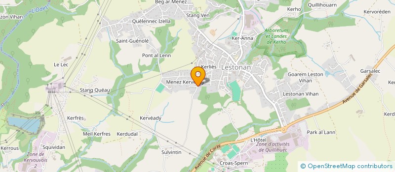 localisation de l'entreprise SCI MAVIE  ERGUE-GABERIC