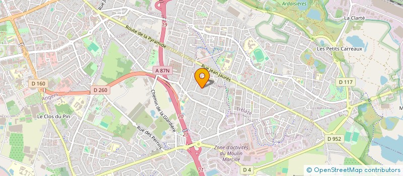 localisation de l'entreprise SCI MAVIMA  LES PONTS-DE-CE