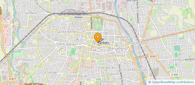 localisation de l'entreprise SCI MAVINC  TARBES