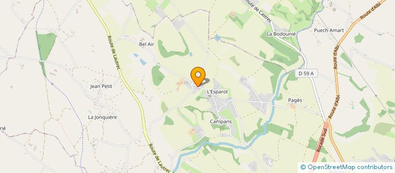 localisation de l'entreprise SCI MAVIPIS  CASTRES