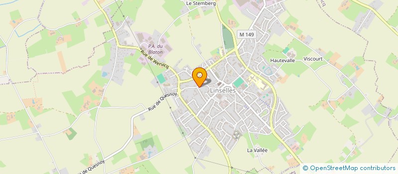 localisation de l'entreprise SCI MAWA  LINSELLES