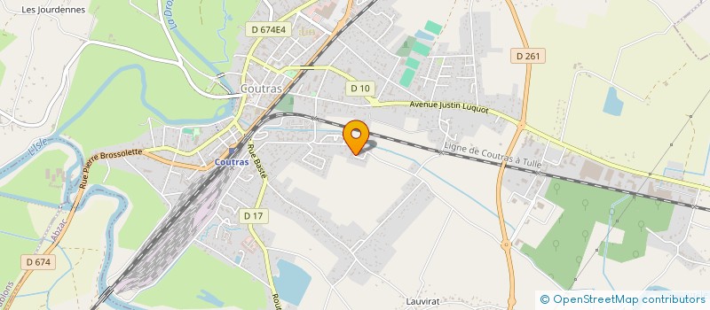 localisation de l'entreprise SCI MAWEN  COUTRAS