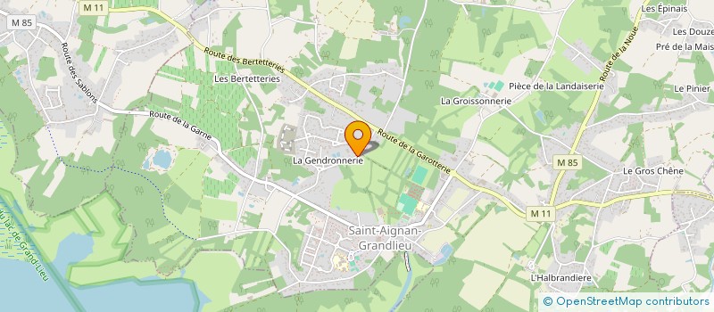 localisation de l'entreprise SCI MAWI  SAINT-AIGNAN-GRANDLIEU