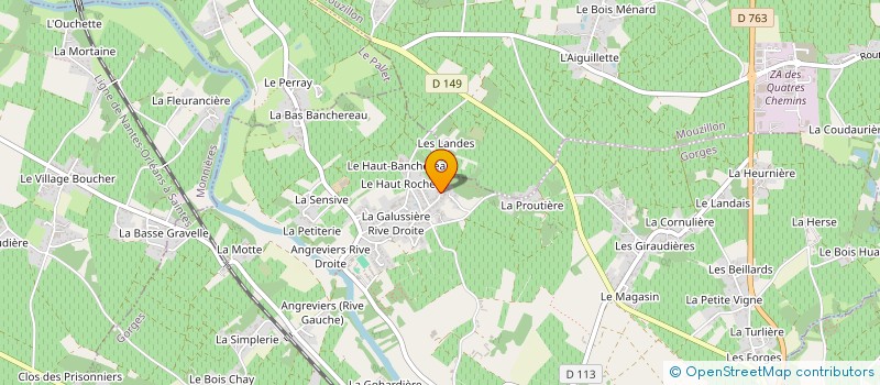 localisation de l'entreprise SCI MAWI  GORGES