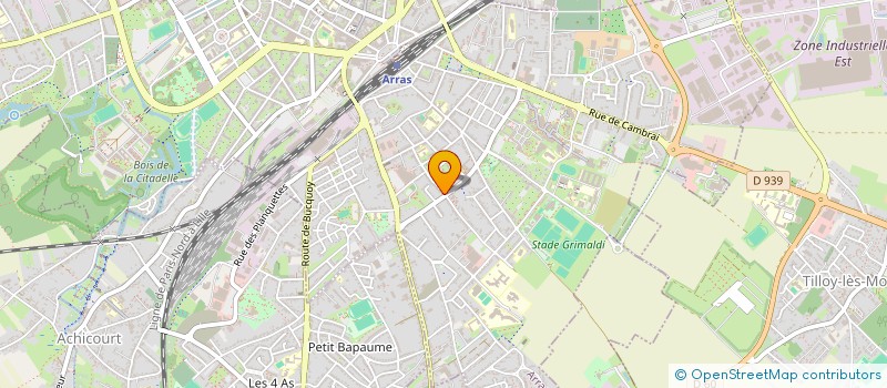 localisation de l'entreprise SCI MAWL à ARRAS