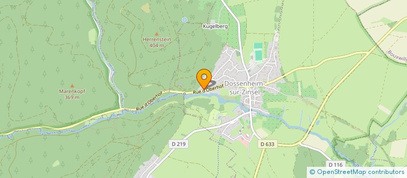 localisation de l'entreprise SCI MAWO  DOSSENHEIM-SUR-ZINSEL