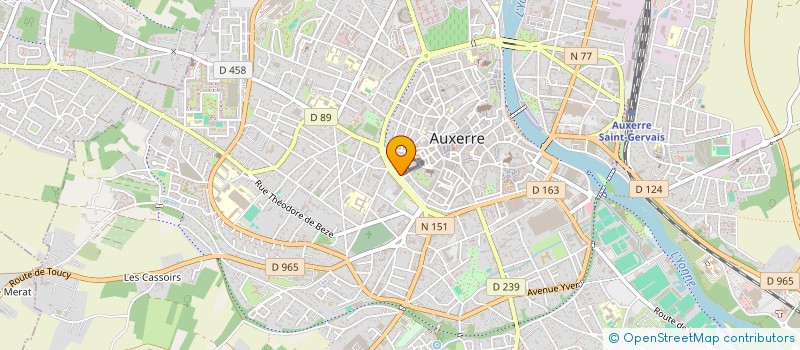 localisation de l'entreprise SCI MAX 08 à AUXERRE