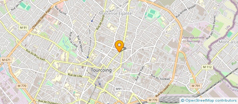 localisation de l'entreprise SCI MAX  TOURCOING