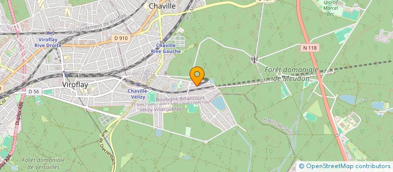 localisation de l'entreprise SCI MAX à CHAVILLE