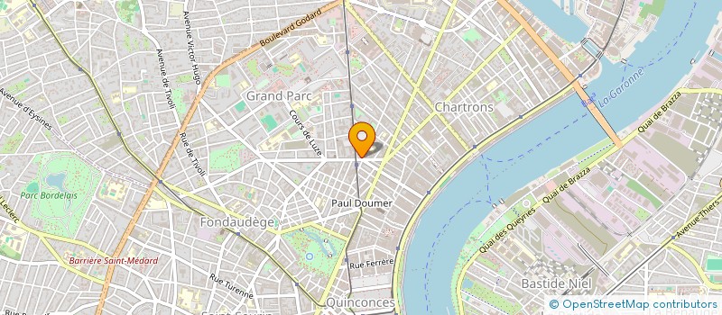 localisation de l'entreprise SCI MAX  BORDEAUX