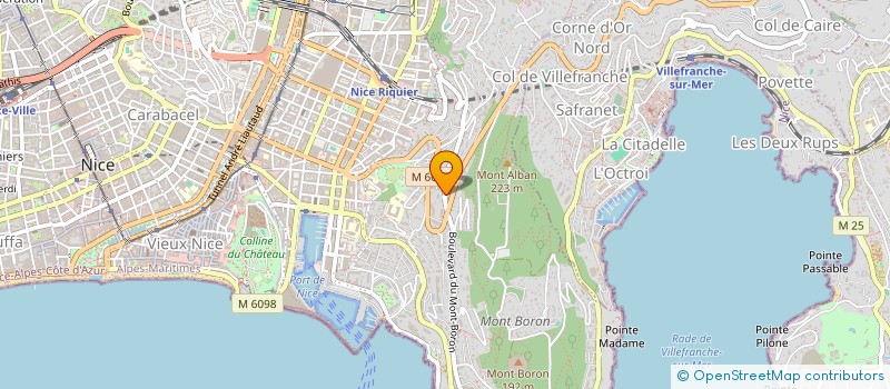 localisation de l'entreprise SCI MAX à NICE