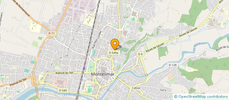 localisation de l'entreprise SCI MAX à MONTELIMAR
