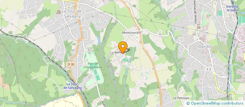 localisation de l'entreprise SCI MAX AMPLE  DARDILLY