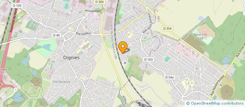 localisation de l'entreprise SCI MAX'IMMO  OIGNIES