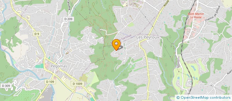 localisation de l'entreprise SCI MAX'IMMO à LA ROQUETTE-SUR-SIAGNE