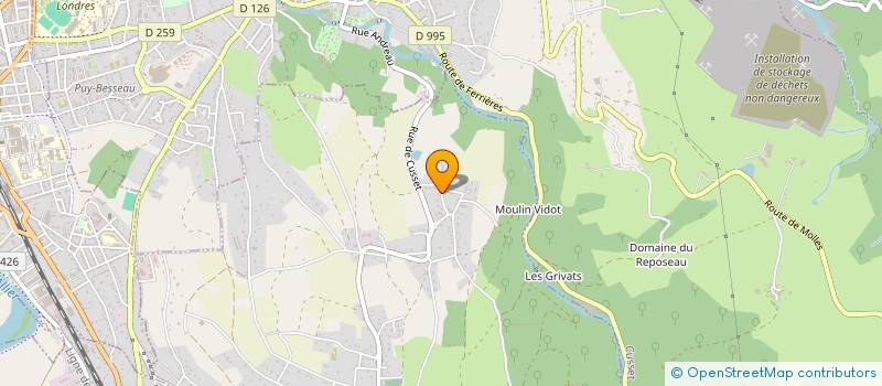 localisation de l'entreprise SCI MAX'IMMO  LE VERNET