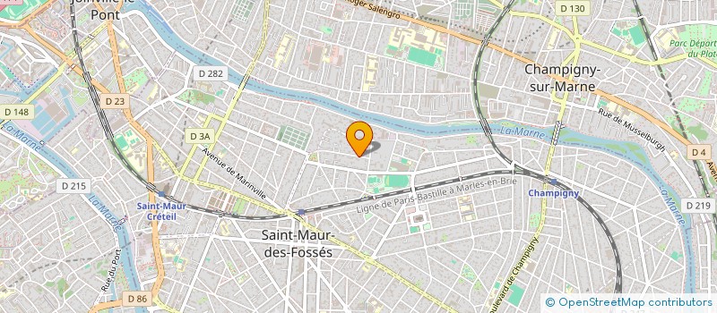 localisation de l'entreprise SCI MAX INVESTISSEMENTS à SAINT-MAUR-DES-FOSSES