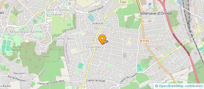 localisation de l'entreprise SCI MAXACY  VILLENAVE-D'ORNON