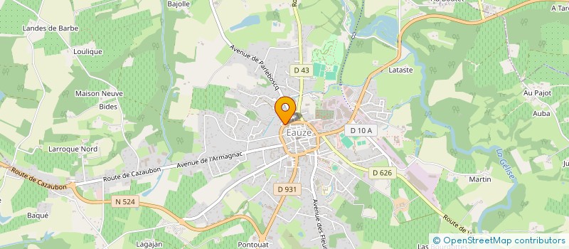 localisation de l'entreprise SCI MAXAL  EAUZE