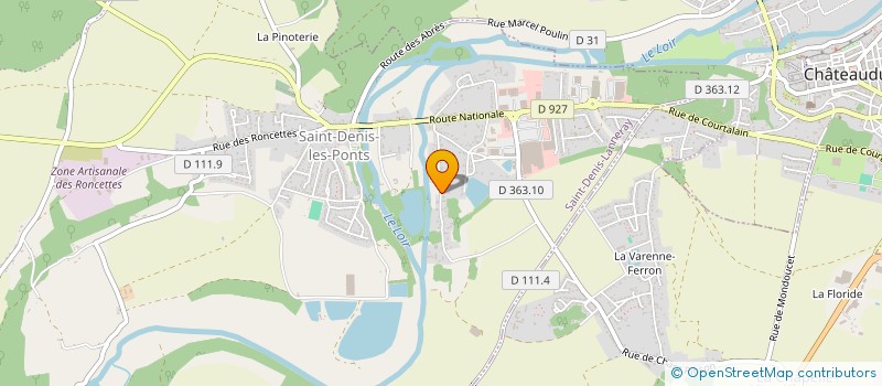localisation de l'entreprise SCI MAXANA à SAINT-DENIS-LANNERAY