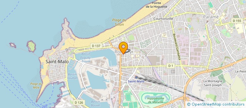 localisation de l'entreprise SCI MAXANNA  SAINT-MALO