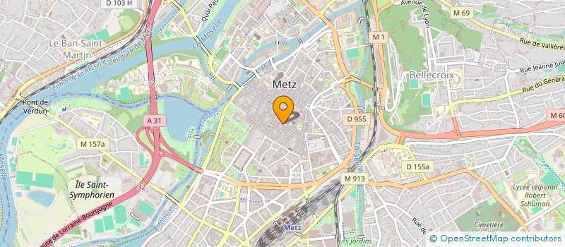 localisation de l'entreprise SCI MAXANT  METZ