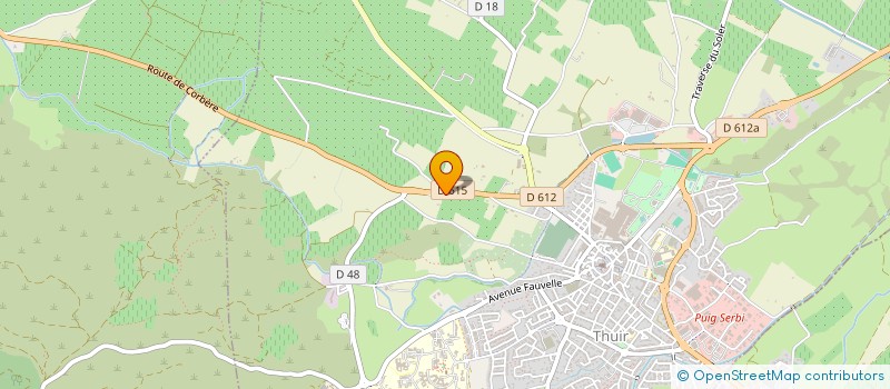 localisation de l'entreprise SCI MAXAPAF  THUIR