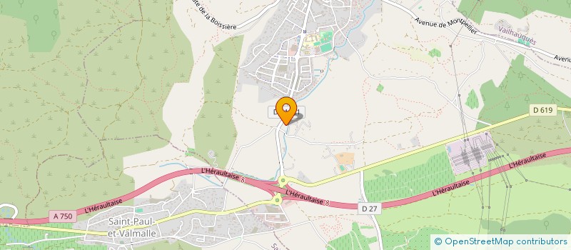 localisation de l'entreprise SCI MAXAUR  MONTARNAUD