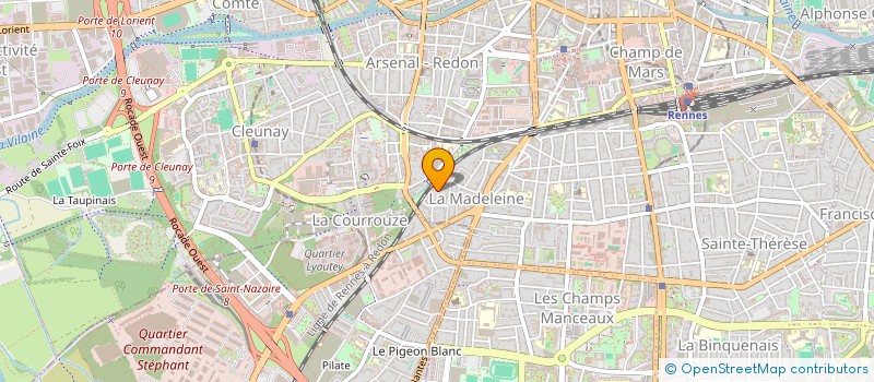 localisation de l'entreprise SCI MAXAVFREDJPHI  RENNES
