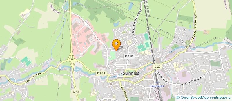 localisation de l'entreprise SCI  MAXBEPS  FOURMIES