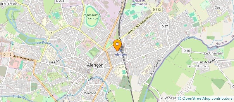 localisation de l'entreprise SCI MAXDE à ALENCON