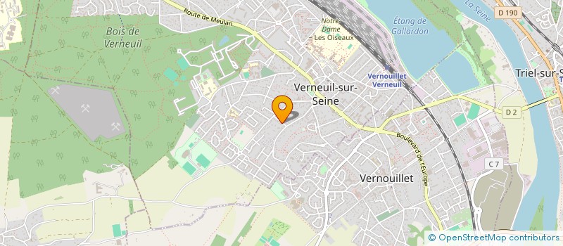 localisation de l'entreprise SCI MAXEG  VERNEUIL-SUR-SEINE