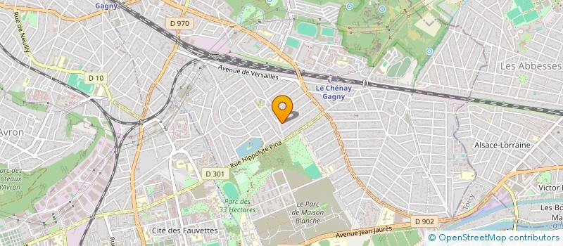 localisation de l'entreprise SCI MAXEL à GAGNY