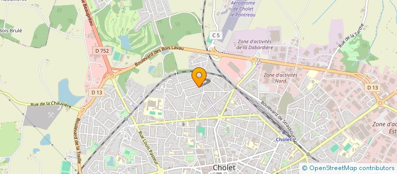 localisation de l'entreprise SCI MAXEL à CHOLET