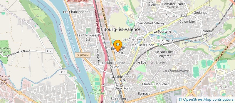 localisation de l'entreprise SCI MAXEL  BOURG-LES-VALENCE