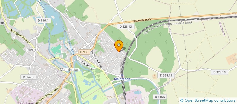 localisation de l'entreprise SCI MAXELIAS à MAINTENON