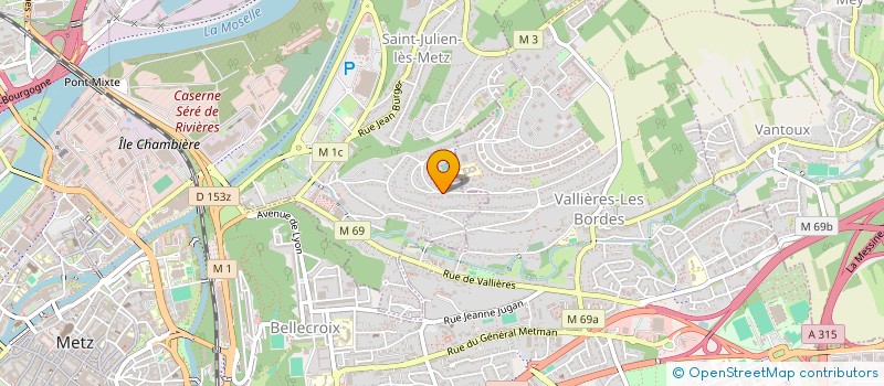 localisation de l'entreprise SCI MAXELIEN à SAINT-JULIEN-LES-METZ