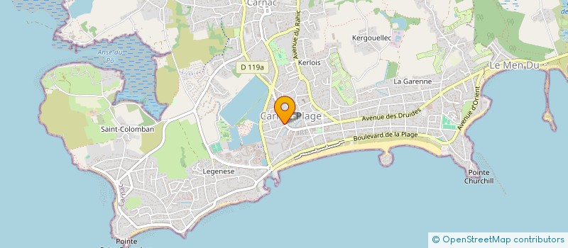 localisation de l'entreprise SCI MAXELIS  CARNAC