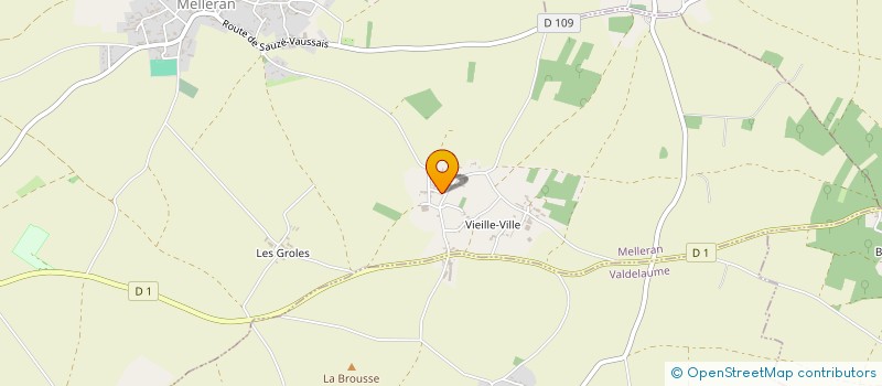 localisation de l'entreprise SCI MAXELIS  MELLERAN