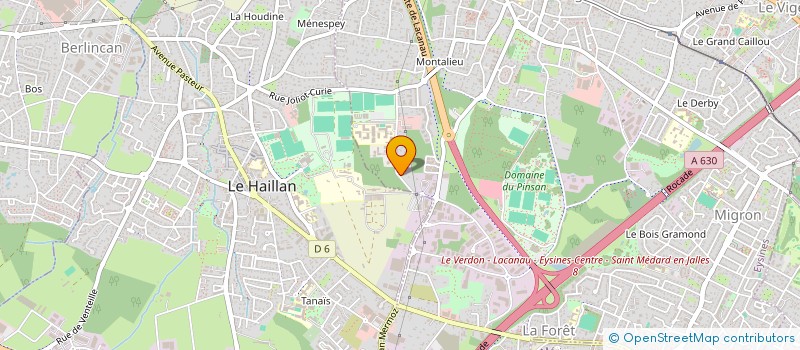 localisation de l'entreprise SCI MAXELLE  EYSINES