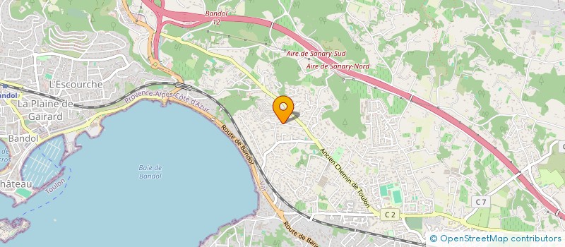 localisation de l'entreprise SCI MAXELO à SANARY-SUR-MER