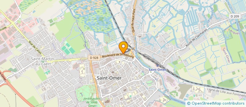 localisation de l'entreprise SCI MAXEMIVAL  SAINT-OMER