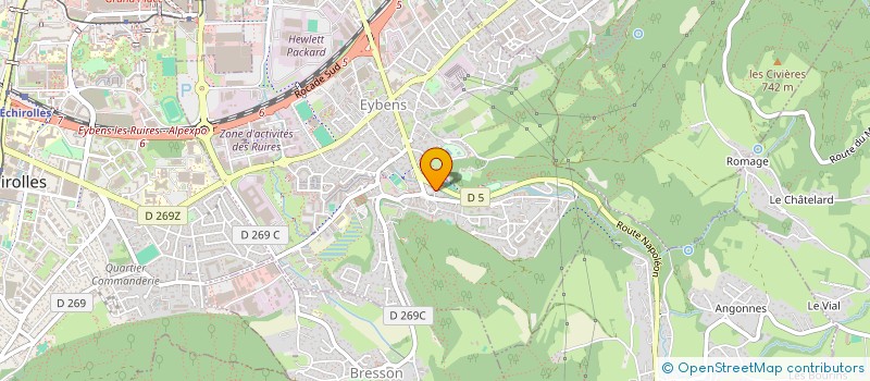 localisation de l'entreprise SCI MAXEMY  EYBENS