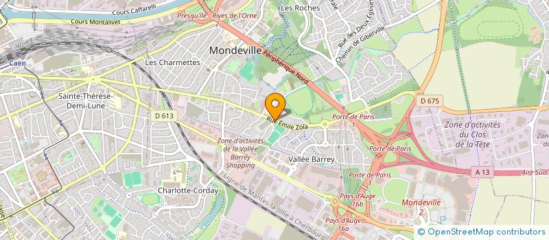 localisation de l'entreprise SCI MAXENCE à MONDEVILLE